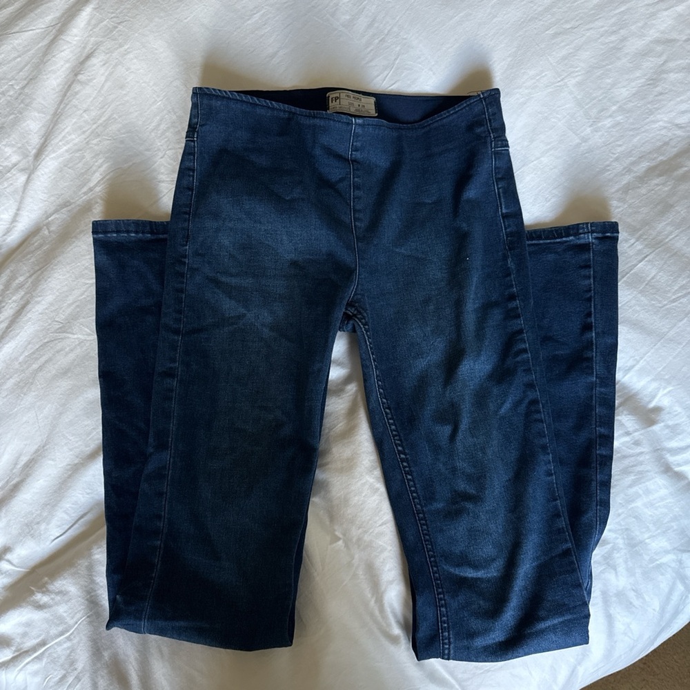 Free People Indigo Denim Jeans